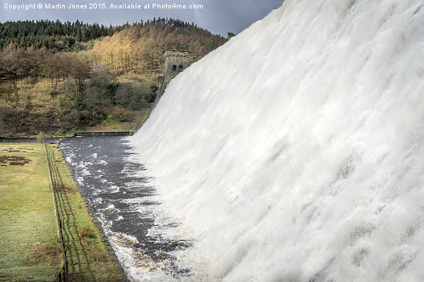  Derwent Dam in Full Speight Picture Board by K7 Photography