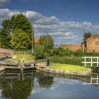 Buy canvas prints of  Shaw Lock by K7 Photography