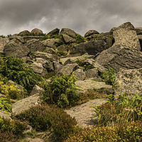 Buy canvas prints of  The Gritstone of the Dark Peak by K7 Photography