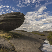 Buy canvas prints of  The Monoliths on Stanage by K7 Photography