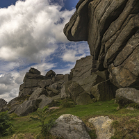 Buy canvas prints of  Gritstone Edges of the Dark Peak by K7 Photography