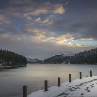 Buy canvas prints of  Snow clouds gathering  by K7 Photography