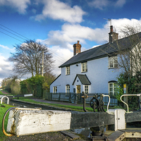 Buy canvas prints of  Lock Keepers Cottage by K7 Photography