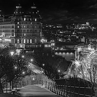Buy canvas prints of Scarborough by Night by K7 Photography