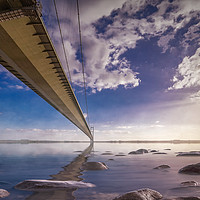 Buy canvas prints of Masterpiece Of Engineering - The Humber Bridge by K7 Photography