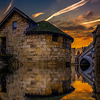 Buy canvas prints of Flooded York by K7 Photography