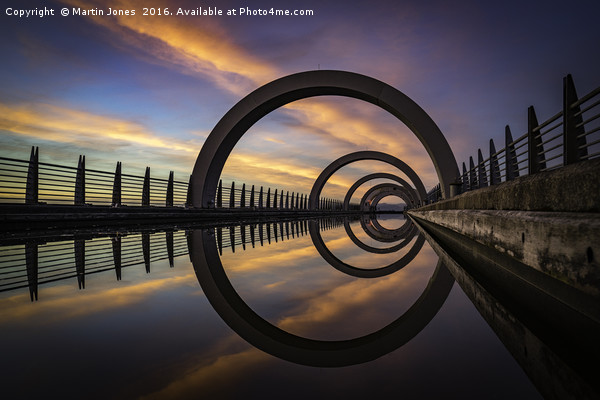 The Falkirk Wheel Picture Board by K7 Photography
