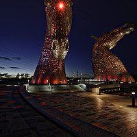 Buy canvas prints of The Kelpies  by K7 Photography