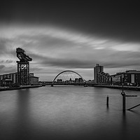 Buy canvas prints of The Clyde Waterfront, Glasgow. by K7 Photography