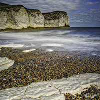 Buy canvas prints of The Chalk Headland of Flamborough by K7 Photography