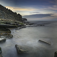 Buy canvas prints of The Rocks of Old Hartley by K7 Photography
