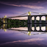 Buy canvas prints of Telford's Masterpiece - Gateway to Anglesey by K7 Photography