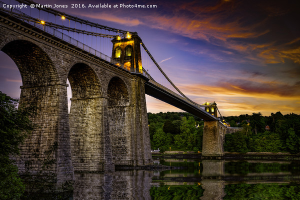 Sun up over Menai Framed Print by K7 Photography