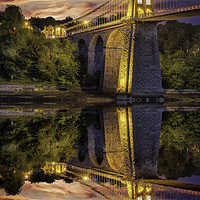 Buy canvas prints of Telfords Menai Masterpiece  by K7 Photography