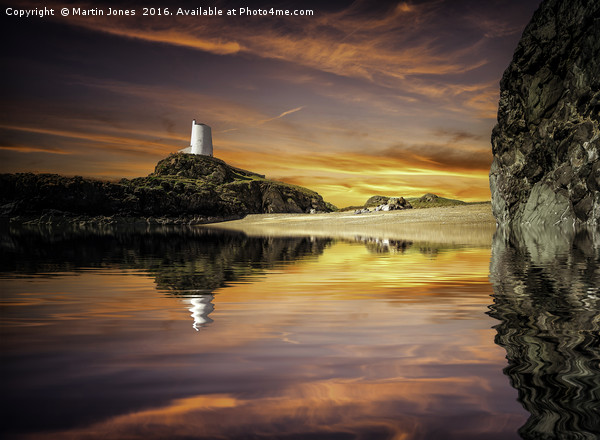 Morning light over LLanddwyn Island Picture Board by K7 Photography