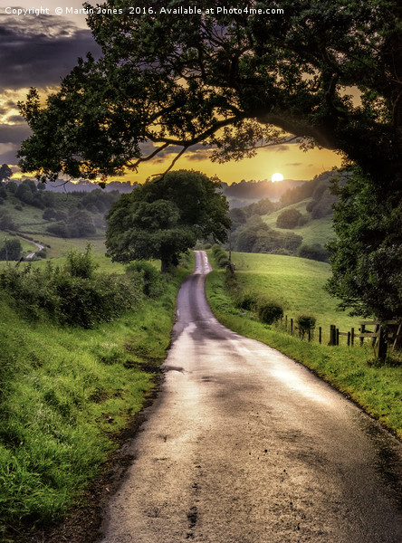 The Road to Kirby Knowle Picture Board by K7 Photography