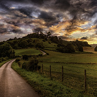 Buy canvas prints of A North Yorkshire Sunset by K7 Photography