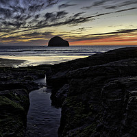 Buy canvas prints of Trebarwith at Sunset by K7 Photography