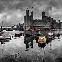 Buy canvas prints of Caernarfon Castle by K7 Photography