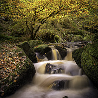 Buy canvas prints of Wyming Brook's Breathtaking Autumnal Scene by K7 Photography