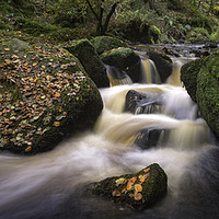 Buy canvas prints of Enchanting Autumnal Stream by K7 Photography