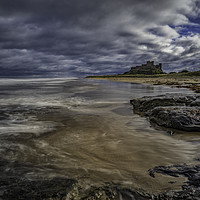 Buy canvas prints of Iconic Bamburgh by K7 Photography