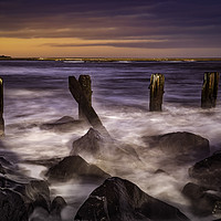 Buy canvas prints of Berwick from Spittal Beach by K7 Photography