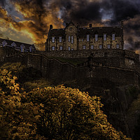 Buy canvas prints of Edinburgh Castle Rock by K7 Photography
