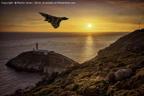Vulcan over The Stack - Ynys Mon Picture Board by K7 Photography