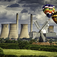 Buy canvas prints of Balloons in the Trent Valley by K7 Photography
