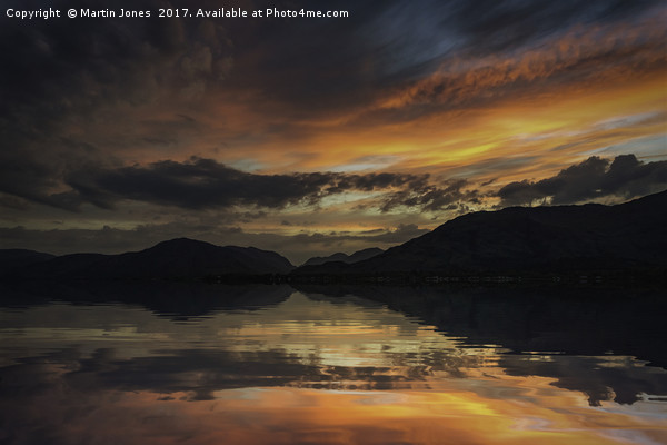 Loch Linnhe Sunset Picture Board by K7 Photography