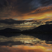 Buy canvas prints of Loch Linnhe Sunset by K7 Photography