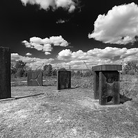 Buy canvas prints of Steel Henge, Monument to Rotherham Steel by K7 Photography