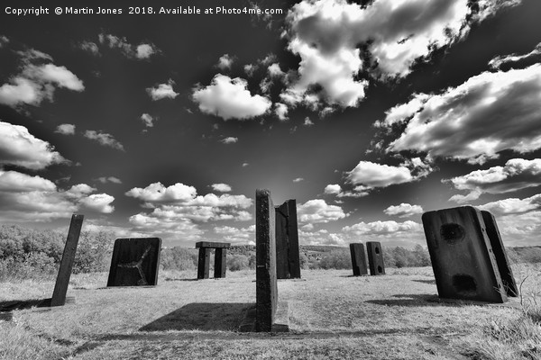 The Steel Monoliths of Steel Henge Picture Board by K7 Photography