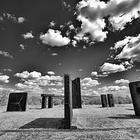 Buy canvas prints of The Steel Monoliths of Steel Henge by K7 Photography