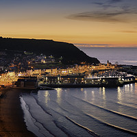 Buy canvas prints of Dawn Over the South Bay - Scarborough by K7 Photography