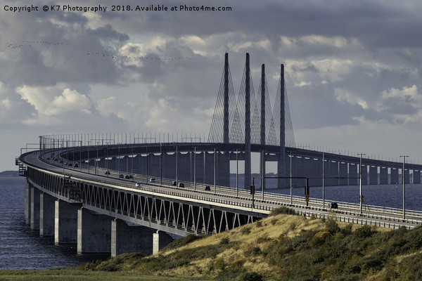 Sweden and Denmark - Linked by the Oresund Bridge Picture Board by K7 Photography