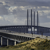 Buy canvas prints of Sweden and Denmark - Linked by the Oresund Bridge by K7 Photography