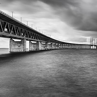 Buy canvas prints of Storm Clouds over the Oresund by K7 Photography
