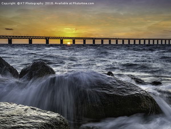 The Oresund Strait Picture Board by K7 Photography