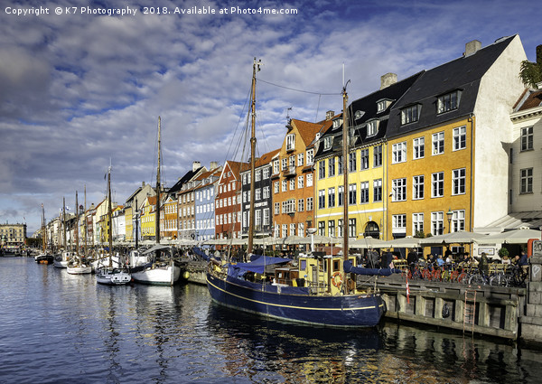 Nyhavn,Copenhagen,Denmark Picture Board by K7 Photography