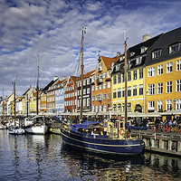 Buy canvas prints of Nyhavn,Copenhagen,Denmark by K7 Photography