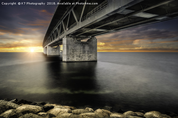 Evening over the Oresund Picture Board by K7 Photography