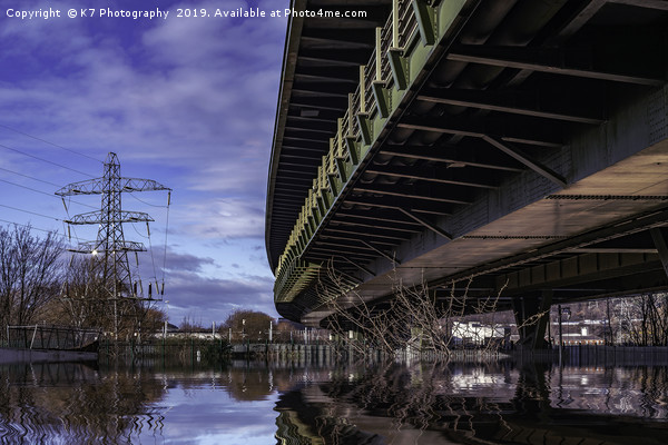 Tinsley Viaduct - Motorway in the Sky Picture Board by K7 Photography