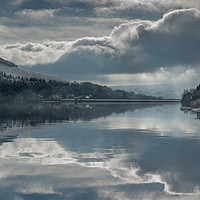Buy canvas prints of Ladybower Reservoir Reflections by K7 Photography