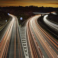 Buy canvas prints of Motorway Madness by K7 Photography