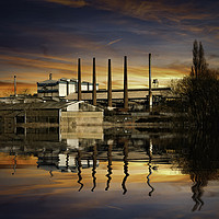 Buy canvas prints of Aldwarke Steel Plant, Rotherham, South Yorkshire by K7 Photography