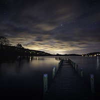 Buy canvas prints of Monk Coniston Jetty on Coniston Water by K7 Photography