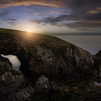 Buy canvas prints of The Black Arch, Rhoscolyn, Anglesey. by K7 Photography
