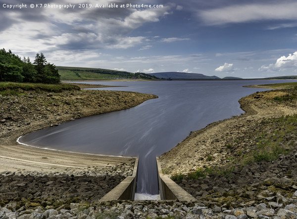 Grimwith Reservoir in the Yorkshire Dales Picture Board by K7 Photography